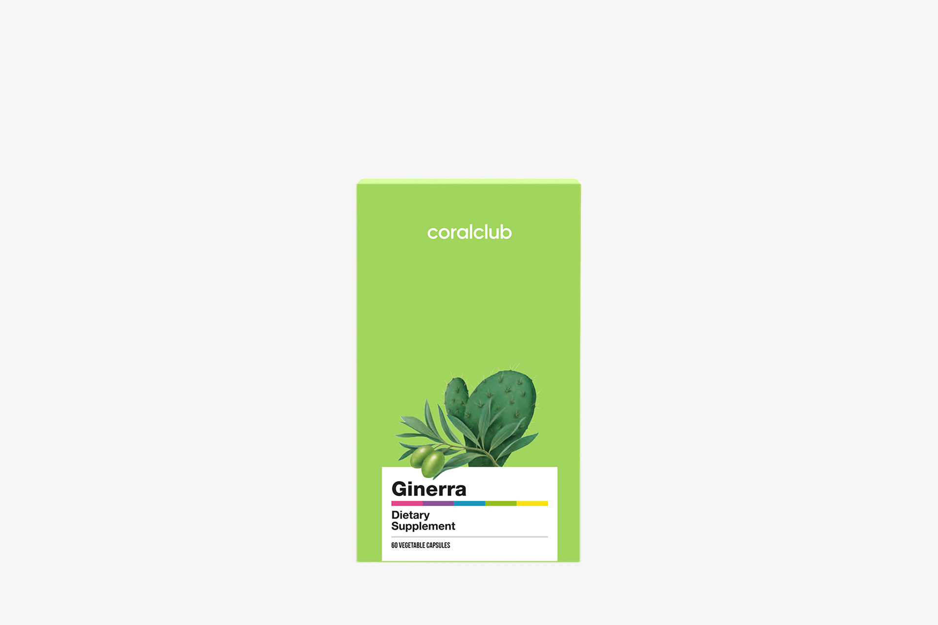 Ginerra – complemento alimenticio. Peso neto: 27 g.