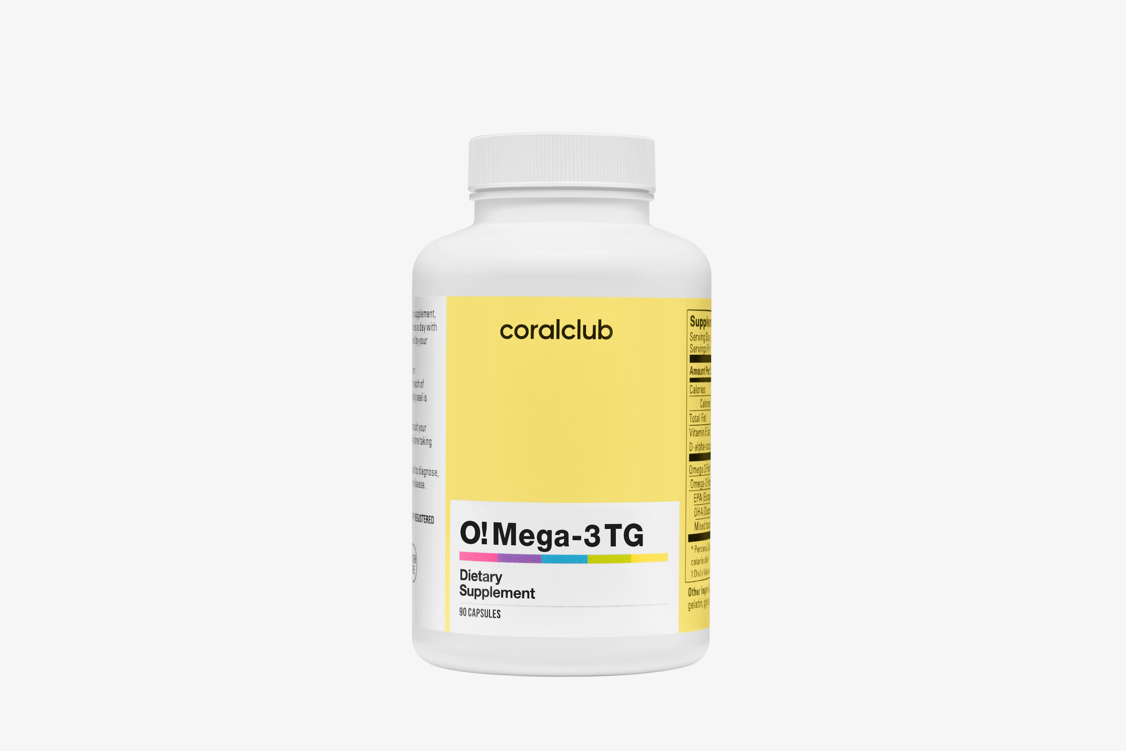 O!Mega-3 TG – complemento alimenticio, Peso neto: 126,9.