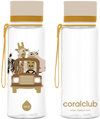 Botella de agua EQUA "Safari"