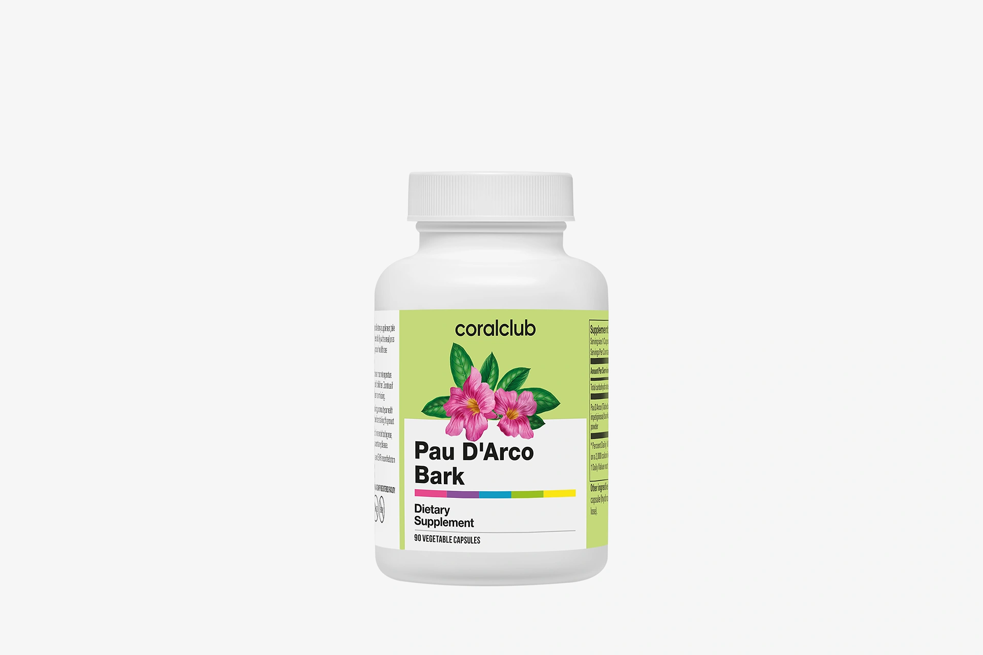 Pau D’Arco Bark – complemento alimenticio. Peso neto: 61 g.