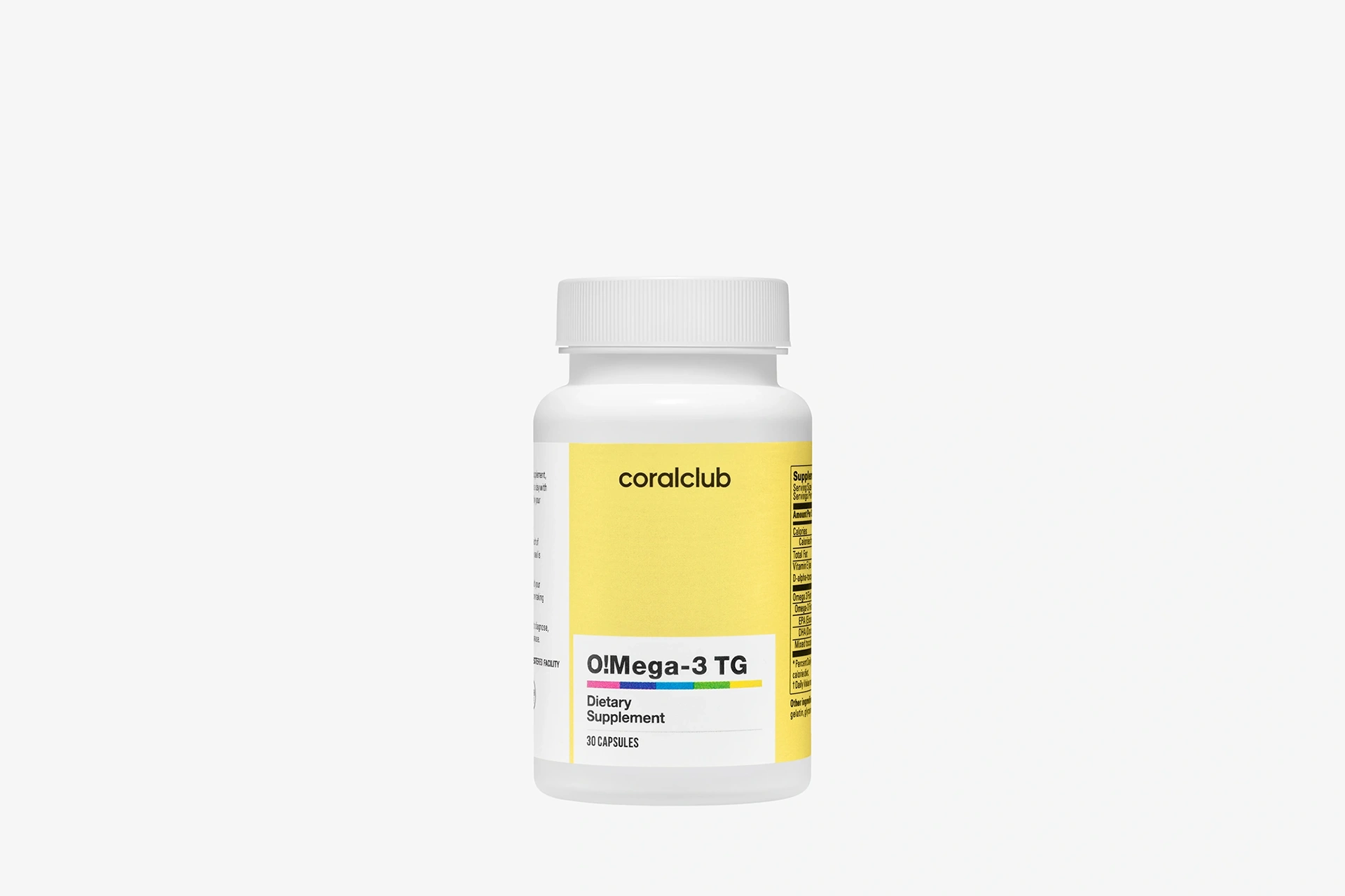 O!Mega-3 TG – complemento alimenticio, Peso neto: 42,3 g.